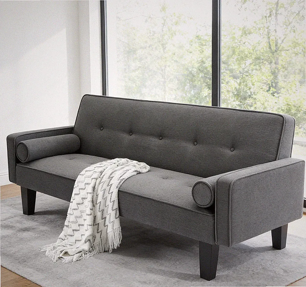 Convertible Sofa Bed Futon Sleeper Couch Folding Recliner Small Space Loveseat