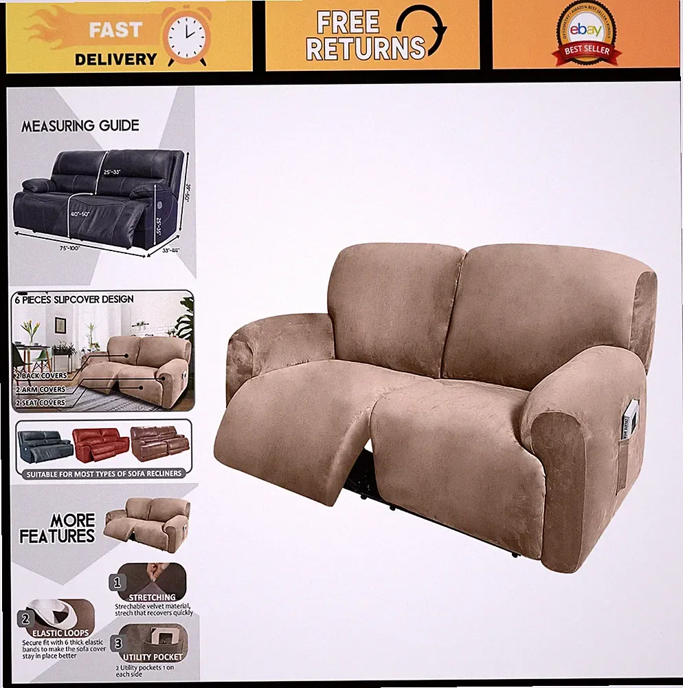 ulticor velvet 2 seater couch w recliners in mint green or sage green